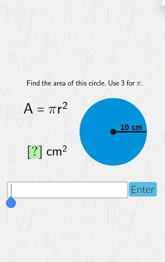 Find area of circle ​-example-1