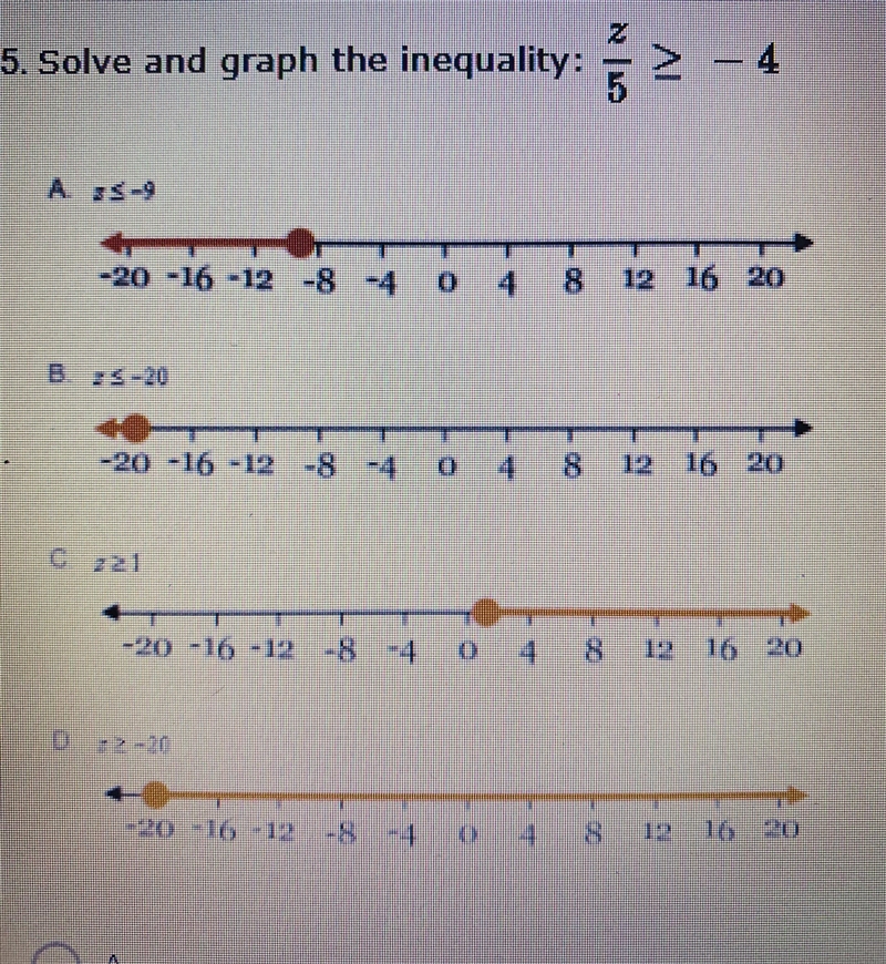 Solve and graph the inequality Problem and solutions are below-example-1