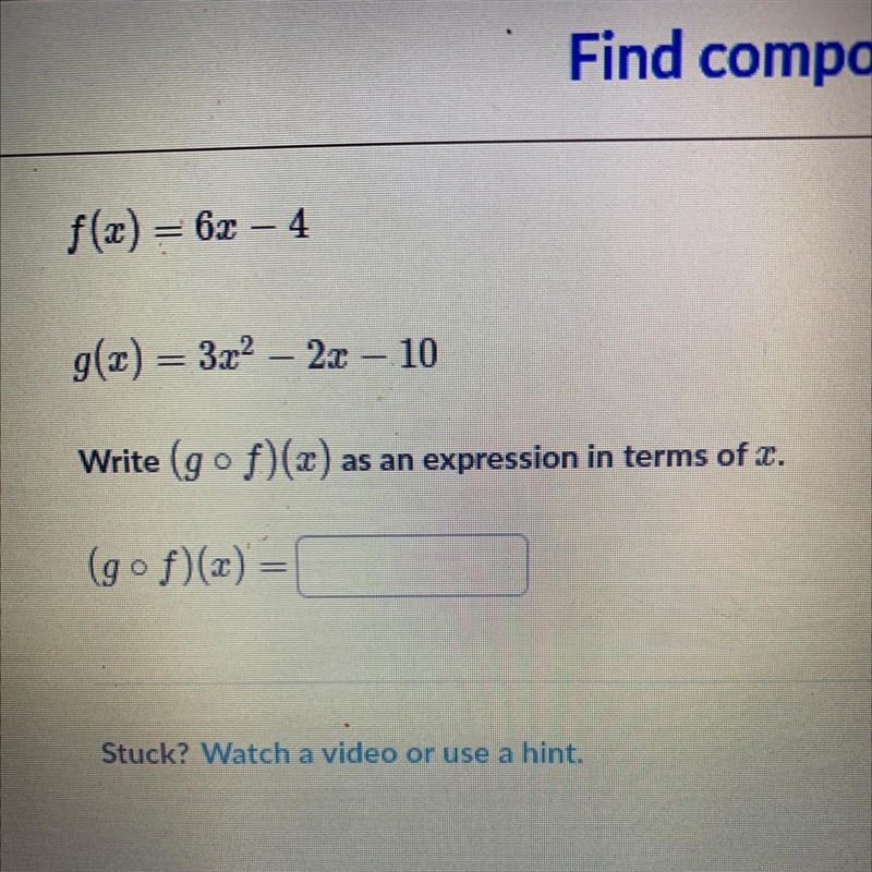 Find the composite function (please help) :)-example-1