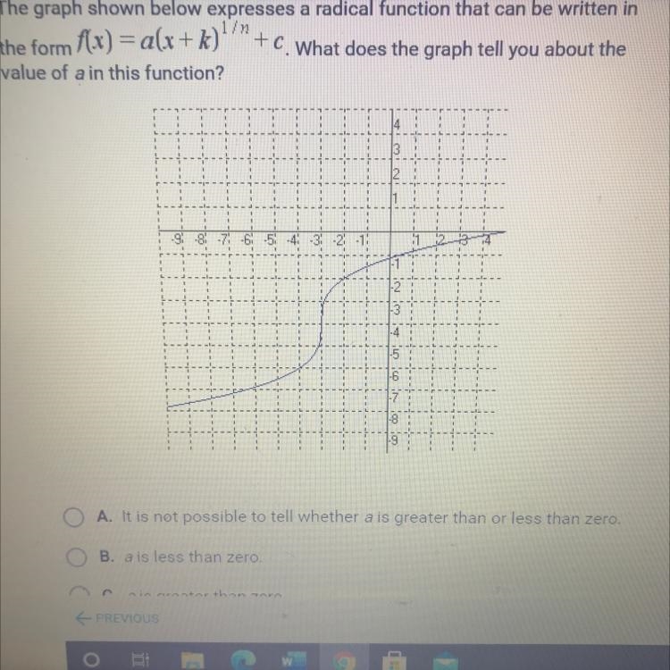 PLEASE HELP ME I NEED THE ANS IN 5 mins A)it is not possible to tell whether a is-example-1