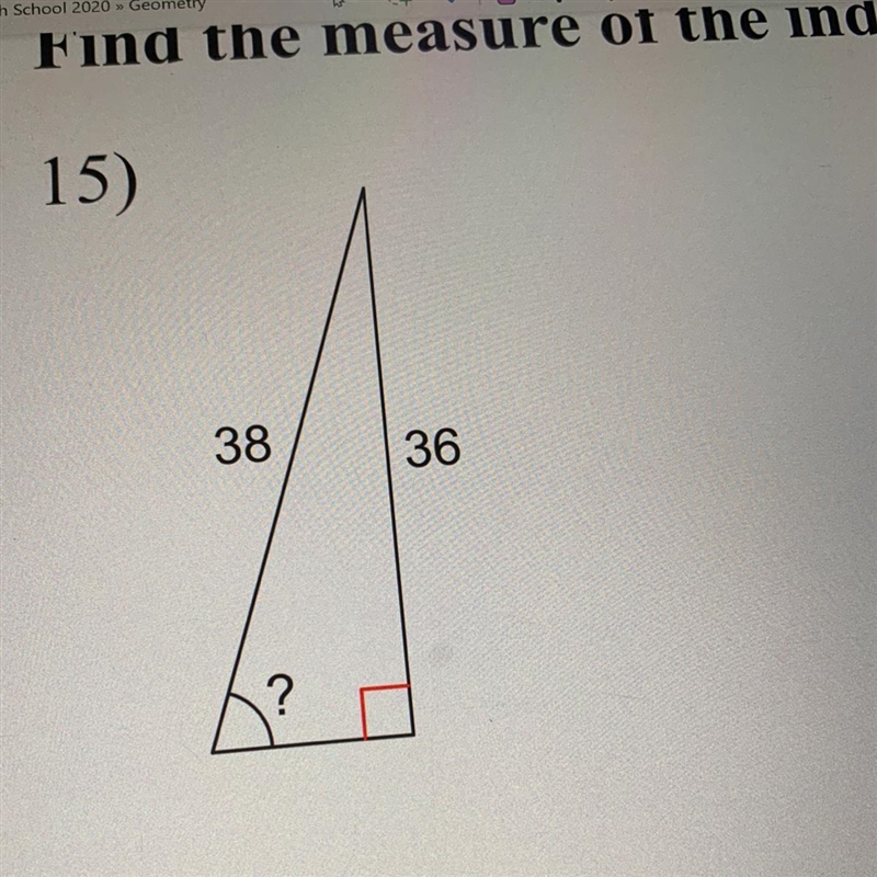 I think this trigonometry but i’m taking geometry, help please.-example-1