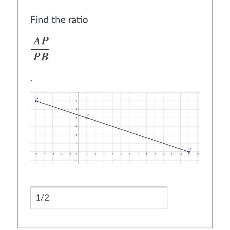 Find the ratio AP/PB for 100 points ASAP-example-1