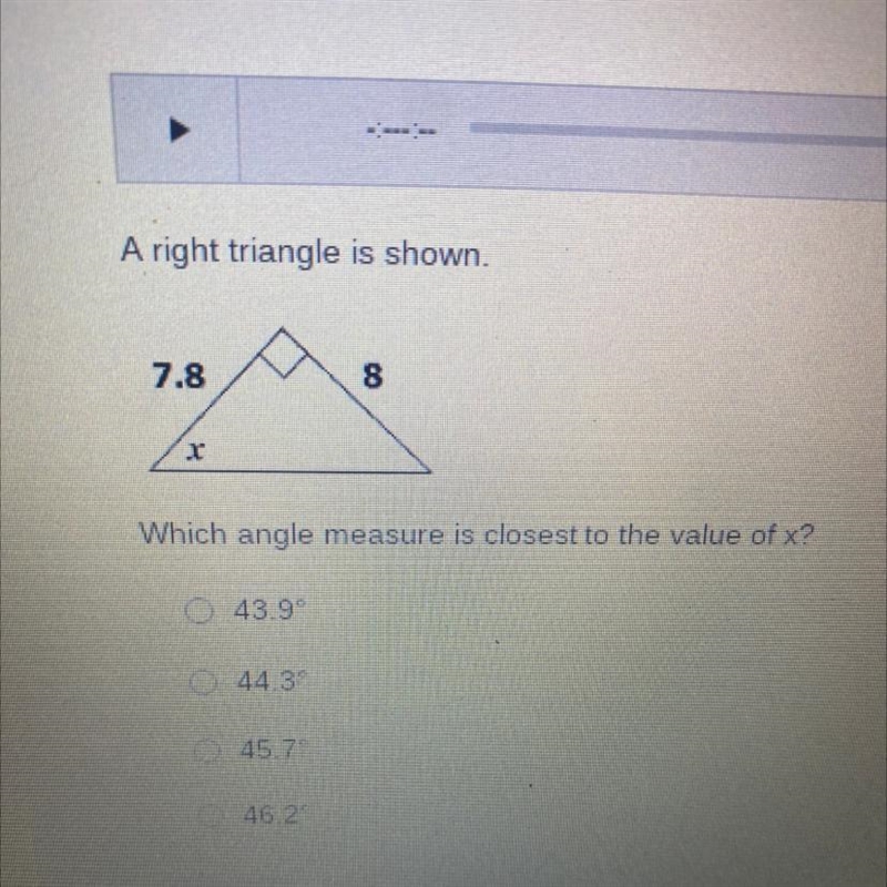 43.9 44.3 45.7 46.2 Are possible answers.-example-1