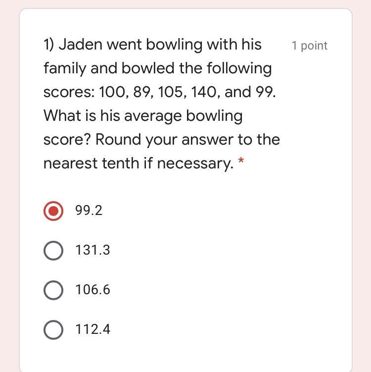 What is the average bowling score-example-1