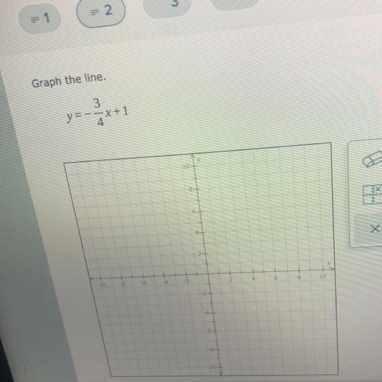 Graph the line.please help-example-1