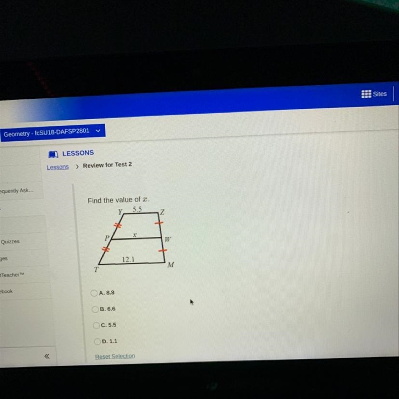 Find the value of x.-example-1