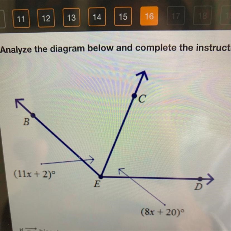 Please help me If EC bisects BED, find m BED. A. 128° B. 130° C. 134° D. 136°-example-1