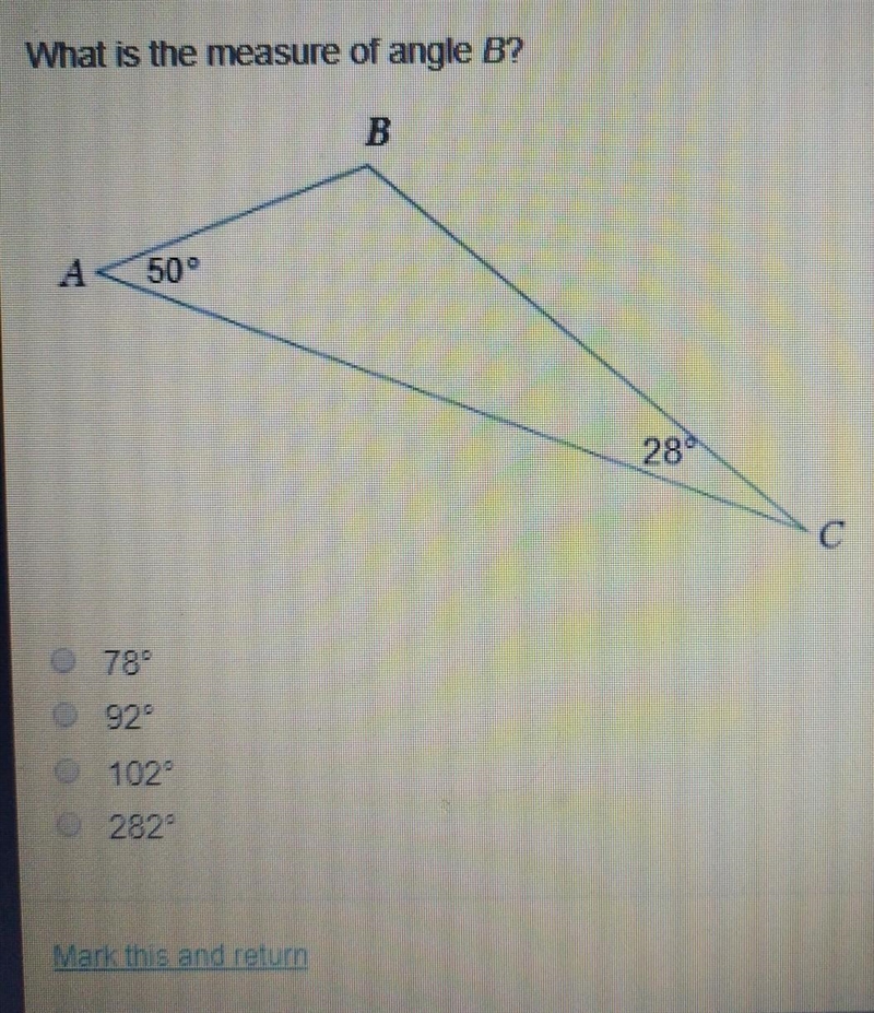 What is the measure of angle B? PLEASE HELP ​-example-1