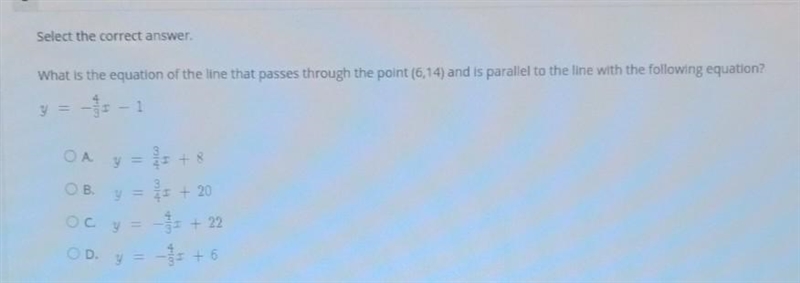 PLEASE HELP I'VE BEEN TRYING TO SOLVE THIS FOR LITERALLY 2 HRS Select the correct-example-1