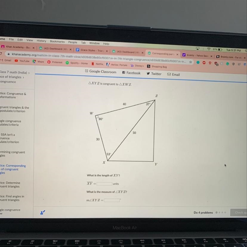 What is the length of XY?-example-1