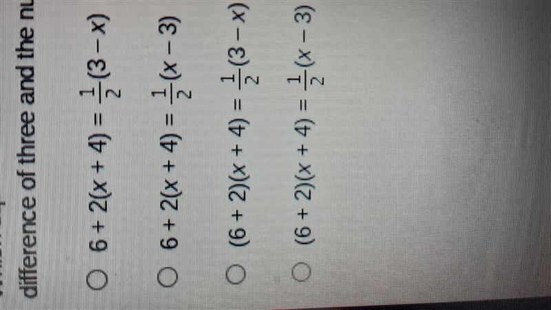 Which equation can be used to represent "six added to the sum of a number and-example-1