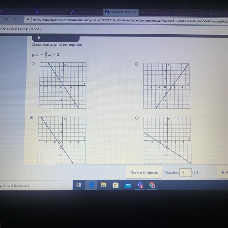 Choose the graph of this equation-example-1