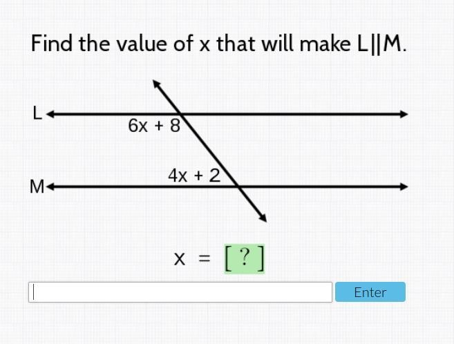 Find the value of X in the diagram above-example-1