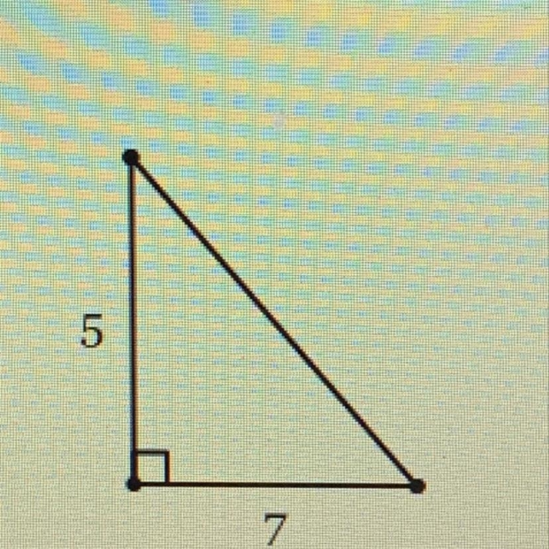 Find the exact length of the third side. 5-example-1