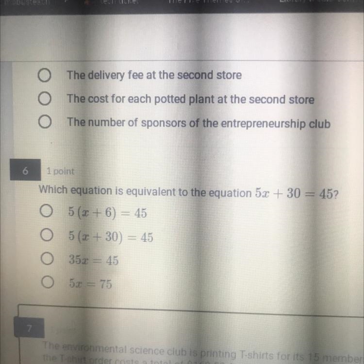 I urgently need the answer to number 6 with the work shown-example-1