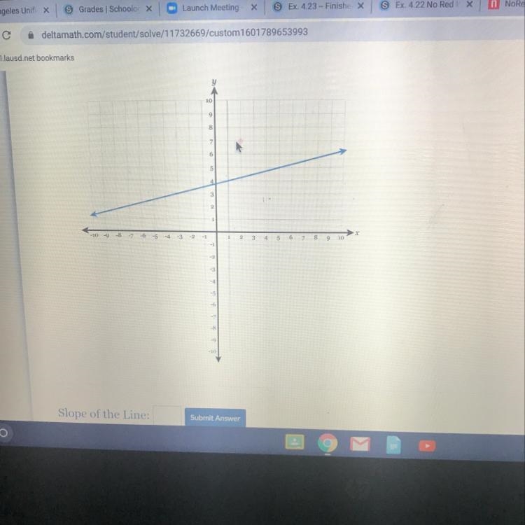 Draw a line representing the "rise" and a line representing the "run-example-1