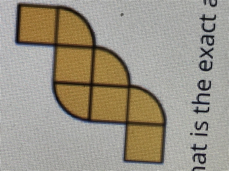 The figure is composed of small squares and curves that are the arc of a circle. The-example-1