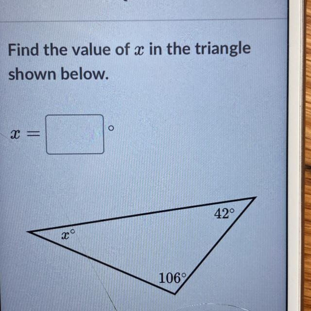 Need help ASAP find the value of x-example-1