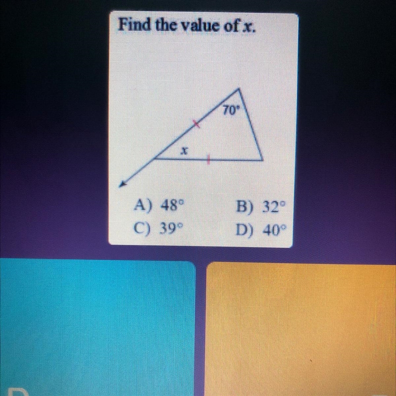 Find the value of x-example-1