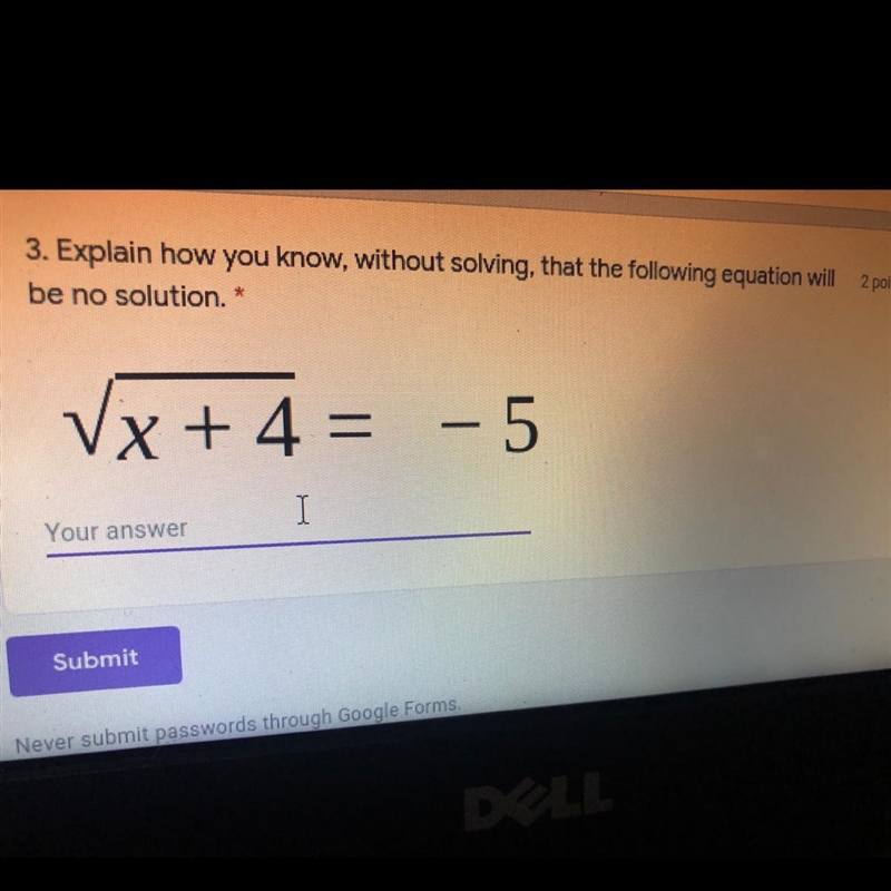 How is it no solution? And how can I tell from just looking? PLEASE HELO ASAP!-example-1