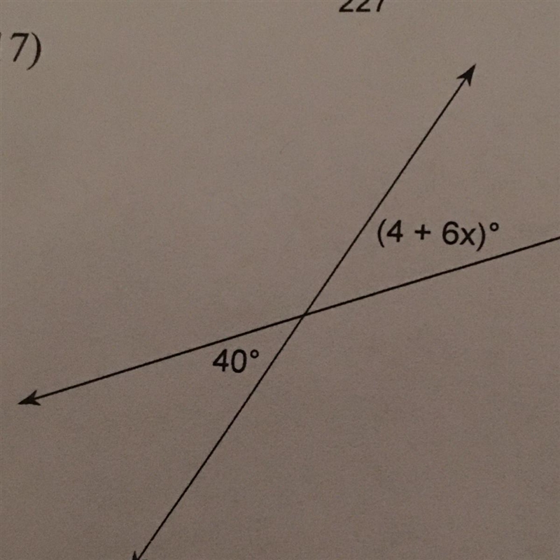 Find the value of x. show your work-example-1