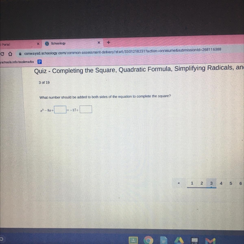 What number should be added to both sides of the equation to complete the square?-example-1