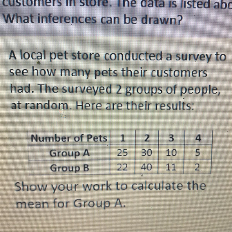 A local pet store conducted a survey to see how many pets their customers had. The-example-1