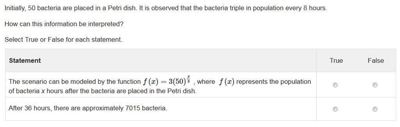 Which option do I select True, and which option do I select False? Need help!!!-example-1