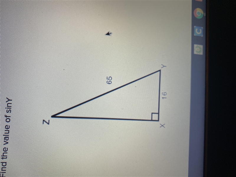 Find the value of sinY-example-1