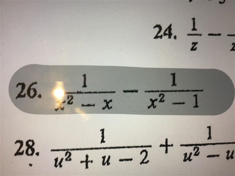 can someone pls help with this the worksheet is called operations on rational expressions-example-1