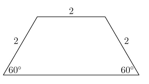 What is the area of the trapezoid shown? Express your answer in simplest exact form-example-1