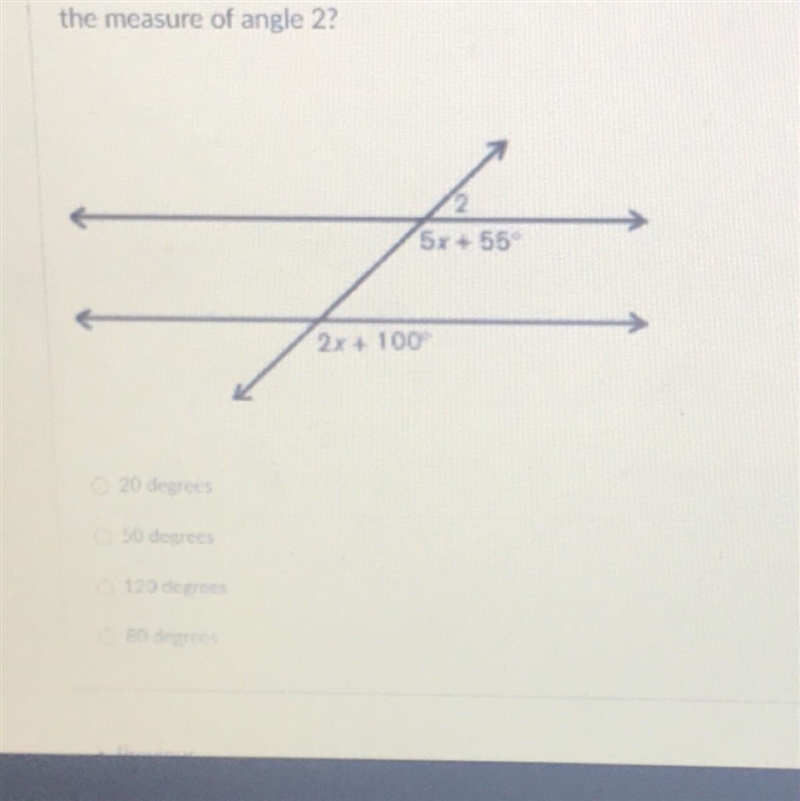 50 degrees 20 degrees 120 degrees 80 degrees-example-1