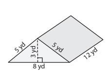 Calculate the surface area of the triangular prism. Urgent please help. Giving thanks-example-1