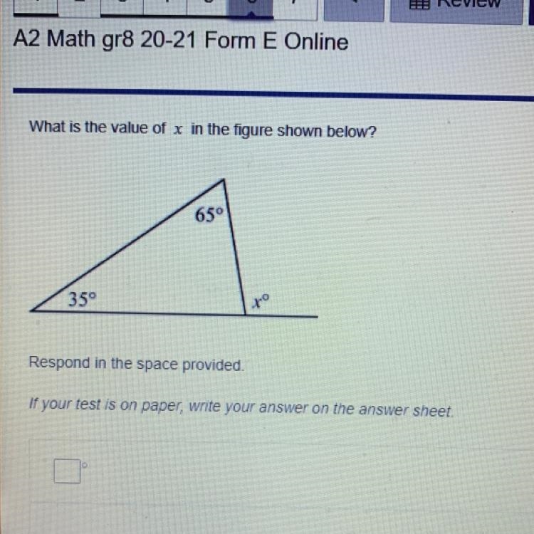 What is the value of x in the figure shown below?-example-1