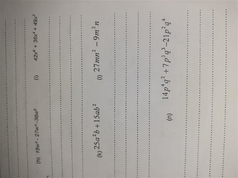 Factorize each of the following expressions-example-1