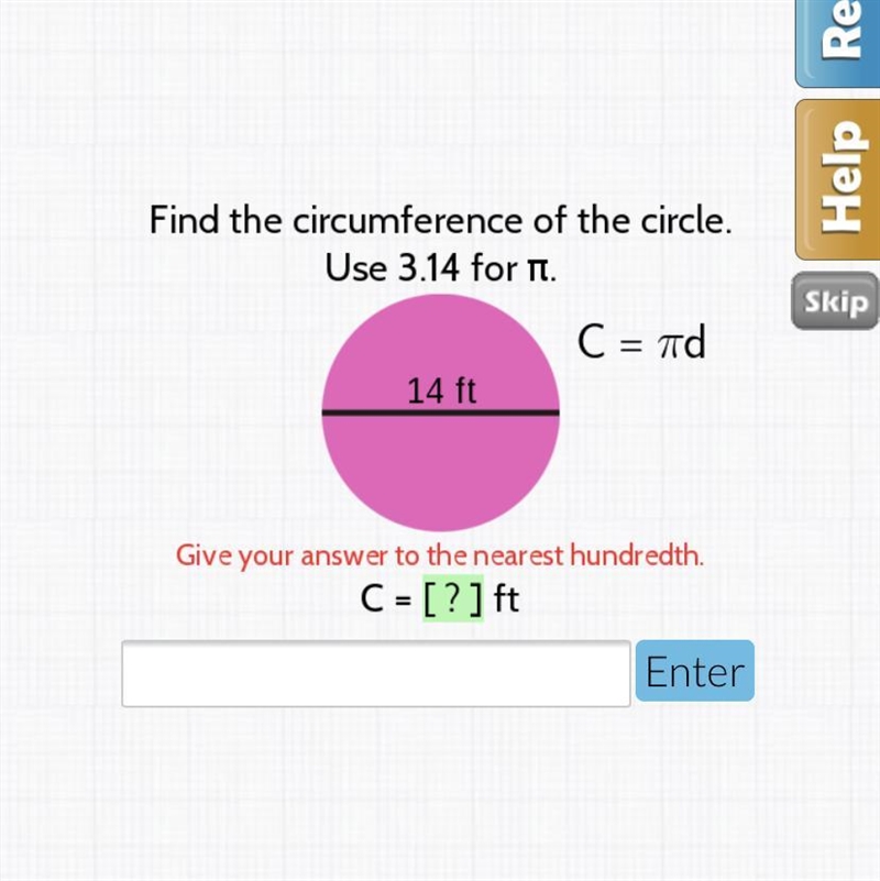 Find the circumference of the circle use 3.14 for-example-1