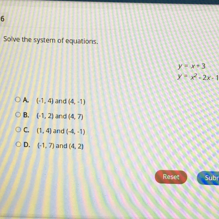 Solve the system of equations. please help asap! i appreciate it!-example-1