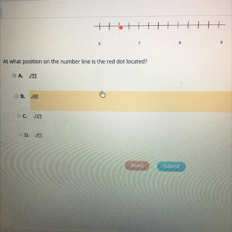 Where is the dot on the line?-example-1