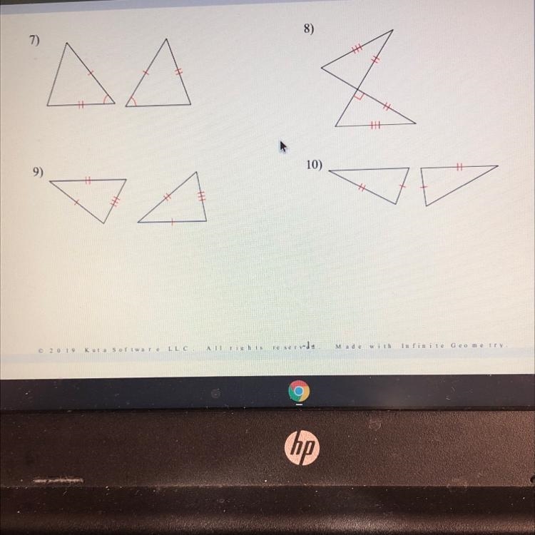 Determine if the two triangles are congruent. If they are, state how you know. 14 points-example-1