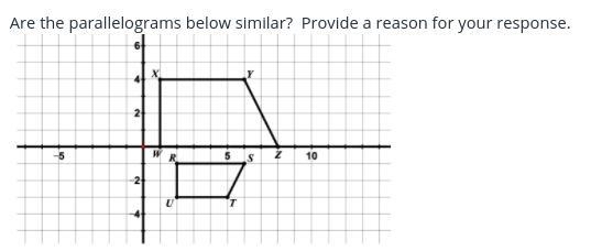 Pls, help I will give 50 points to anyone who answers! (are the parallelograms below-example-1