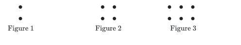 What would be the fourth and fifth figures? How many dots will be in the 100th figure-example-1