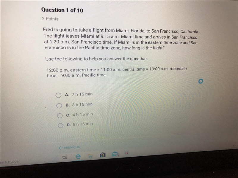 Fred is going to take a flight from miami-example-1