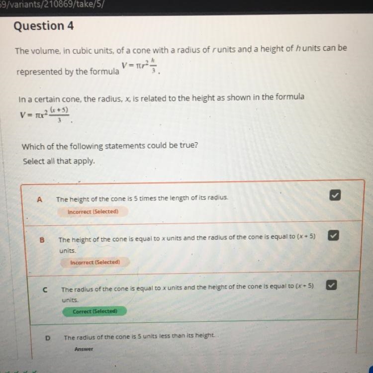 The correct answers are C and D, please explain why!!!-example-1