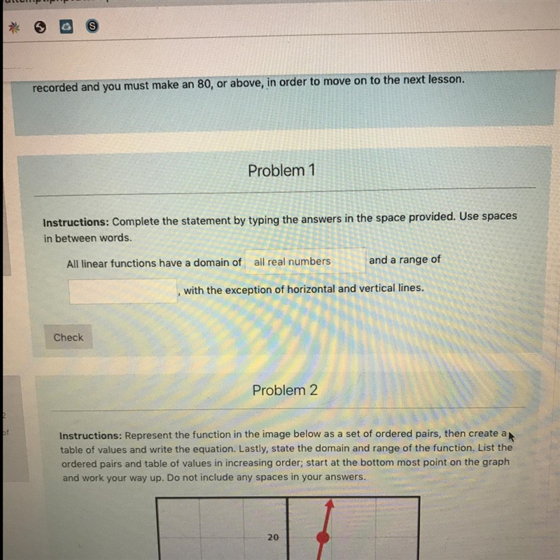 Problem One please I know the first one just can’t figure out the second if you can-example-1