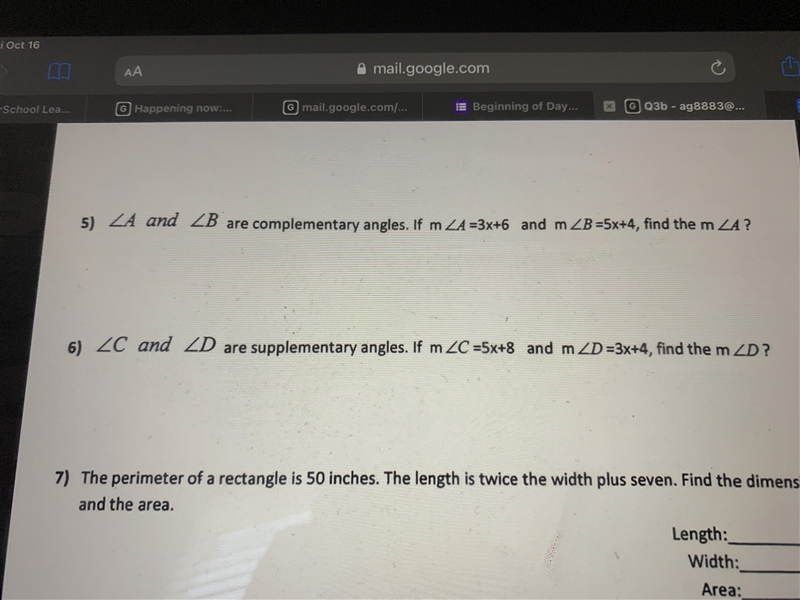 Please hurry it is urgent . Make sure to do 5 and 6-example-1