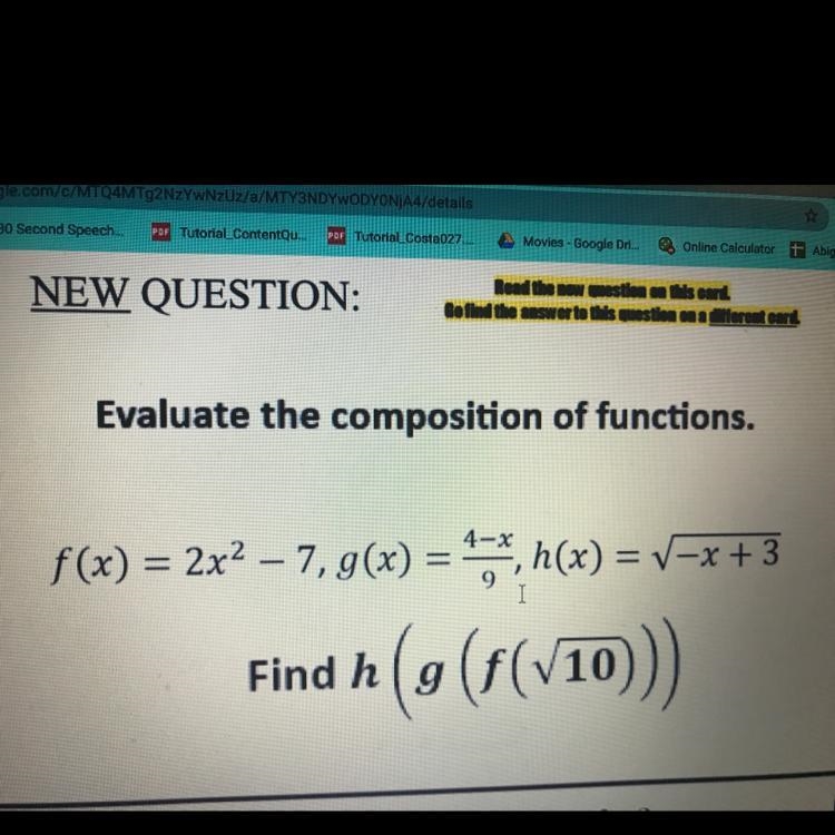 Evaluate the composition of functions.-example-1