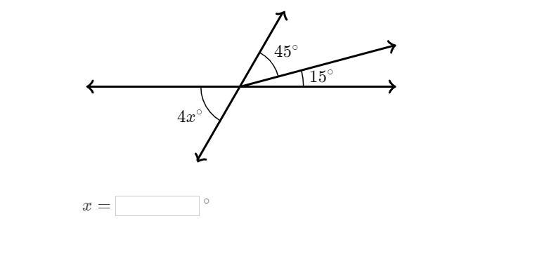 Solve for x in the diagram below-example-1