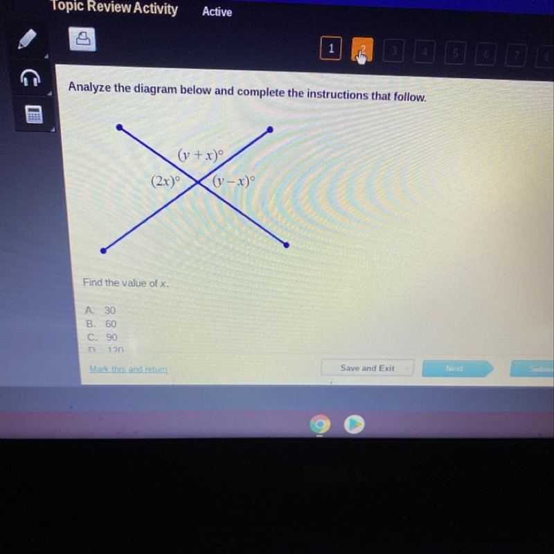 Analyze the diagram below and complete the instructions that follow. Find the value-example-1