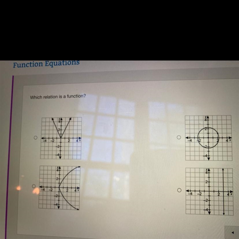 Which relation is a function?-example-1