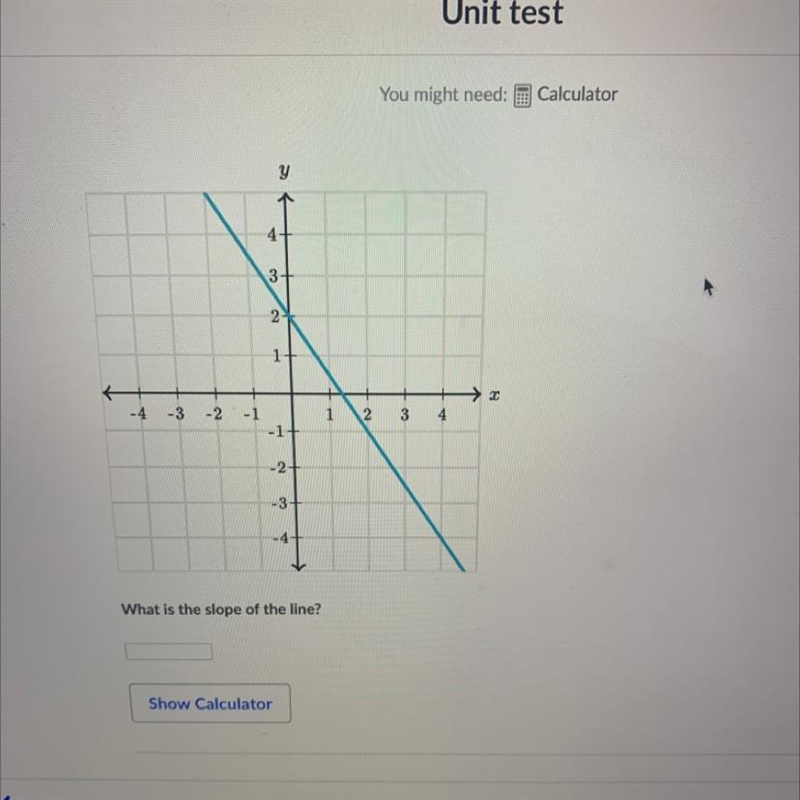 What is the slope of the line? SOMEONE HELP ME PLSSS-example-1